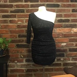 Forever 21 ruched bodycon dress - Size S